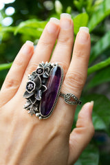 Whispers of the Violet Grove: Amethyst Ring, AR- 7657