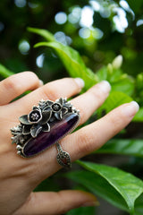 Whispers of the Violet Grove: Amethyst Ring, AR- 7657