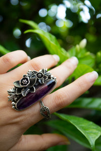 Whispers of the Violet Grove: Amethyst Ring, AR- 7657