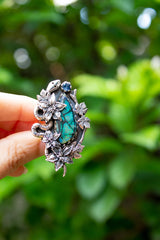 The Garden’s Watcher: Monarch Opal Ring, AR- 7658