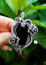 Coffin Black Onyx Ring, AR-7165