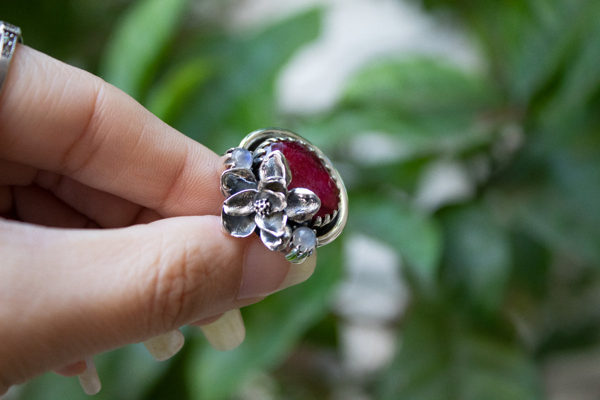 Ruby Gemstone Ring, AR-7175