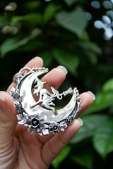 The Witch of the Crescent Moon Pendant, AP-7639
