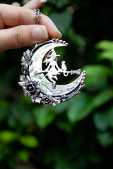 The Witch of the Crescent Moon Pendant, AP-7639