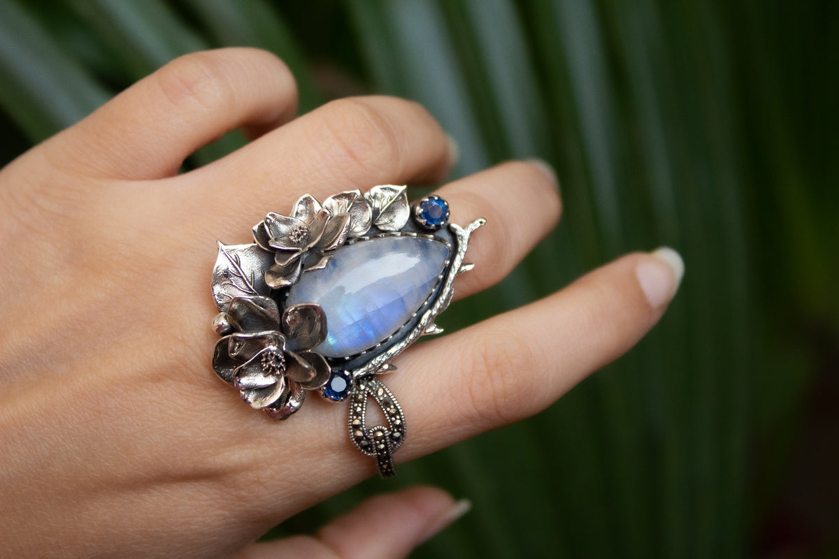 Moonstone Ring, AR-7188