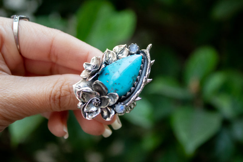 Natural Turquoise Ring, AR-7189