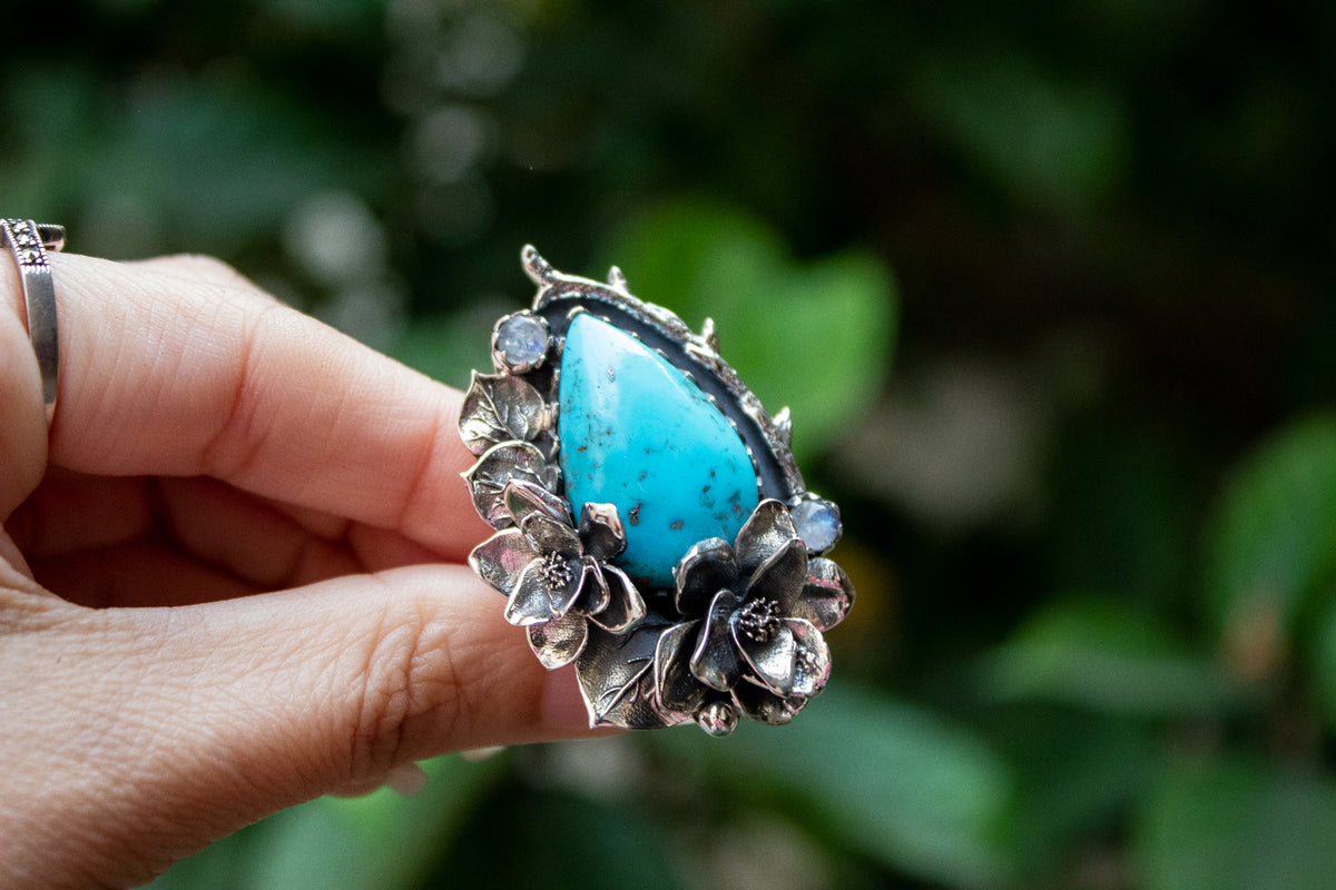 Natural Turquoise Ring, AR-7189