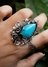 Natural Turquoise Ring, AR-7189