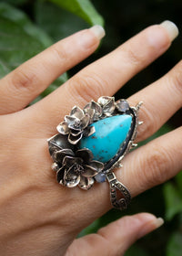 Natural Turquoise Ring, AR-7189