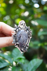 Grave Bloom: Black Rutile Ring, AR- 7643