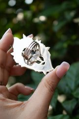 Grave Bloom: Black Rutile Ring, AR- 7643