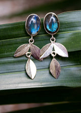 Labradorite Earrings, AE-6896