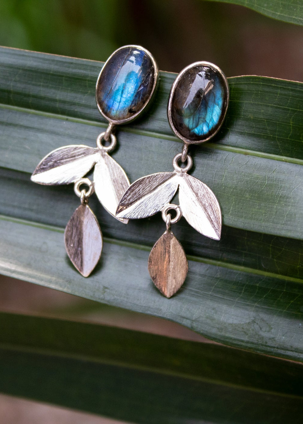 Labradorite Earrings, AE-6896