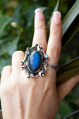 Lunar Veil Ring, AR- 7649