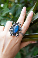 Lunar Veil Ring, AR- 7649
