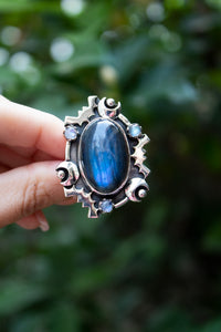 Lunar Veil Ring, AR- 7649