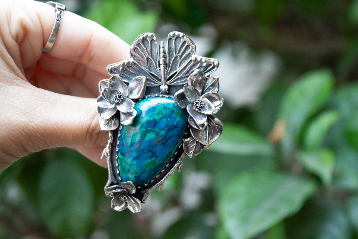 Tranquil Meadows: Chrysocolla Ring, AR-7198