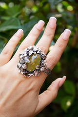 Whispers of Nectar - Beryl Ring, AR-7662