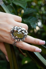 Whispers of Nectar - Beryl Ring, AR-7662