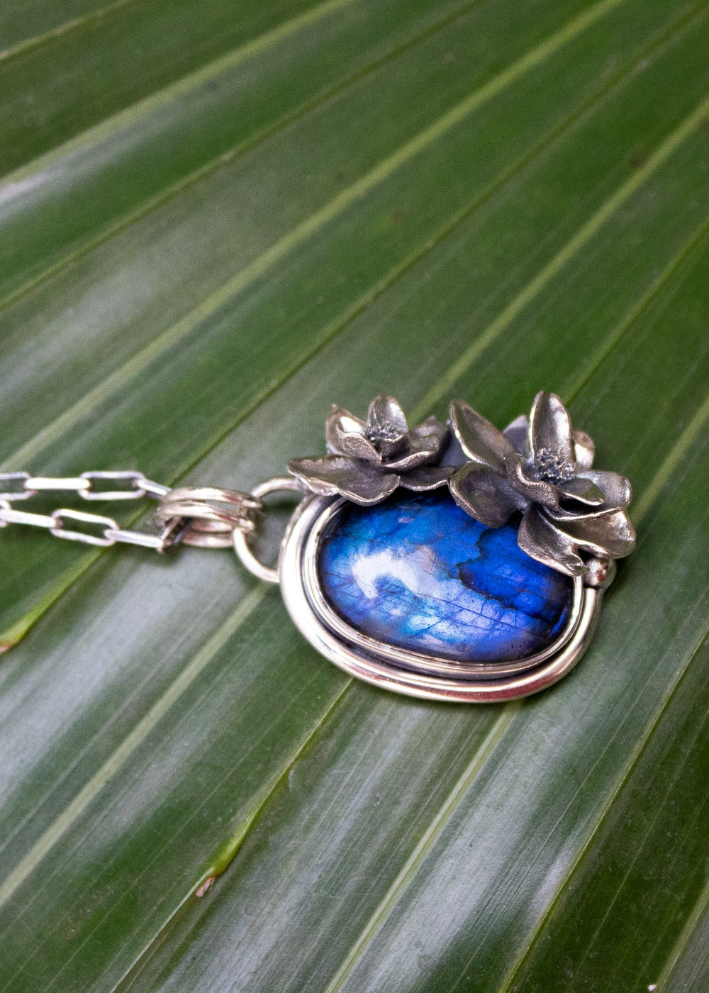 Labradorite Blossom Pendant, AR-7193