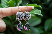 Mystic Topaz Earrings, AE-7200