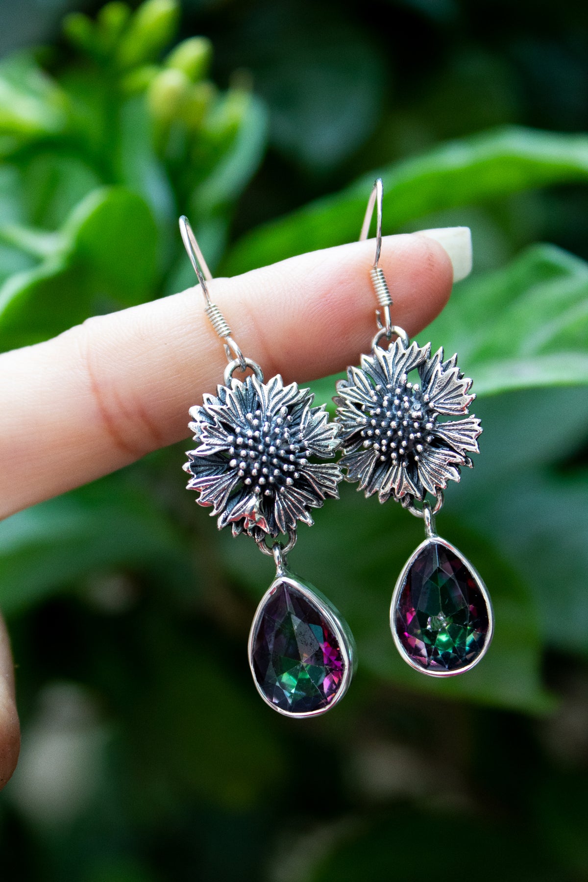 Mystic Topaz Earrings, AE-7200