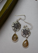 Golden Rutile Earrings, AE-7201