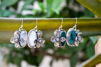 Floral Moonstone Earrings, AE-7202