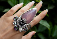 Rose Quartz Ring, AR-7205