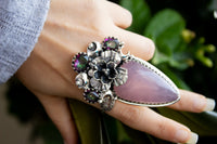 Rose Quartz Ring, AR-7205