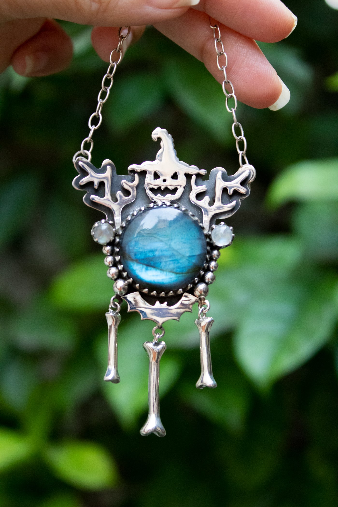 The Pumpkin Sorcerer Necklace, AN-7651