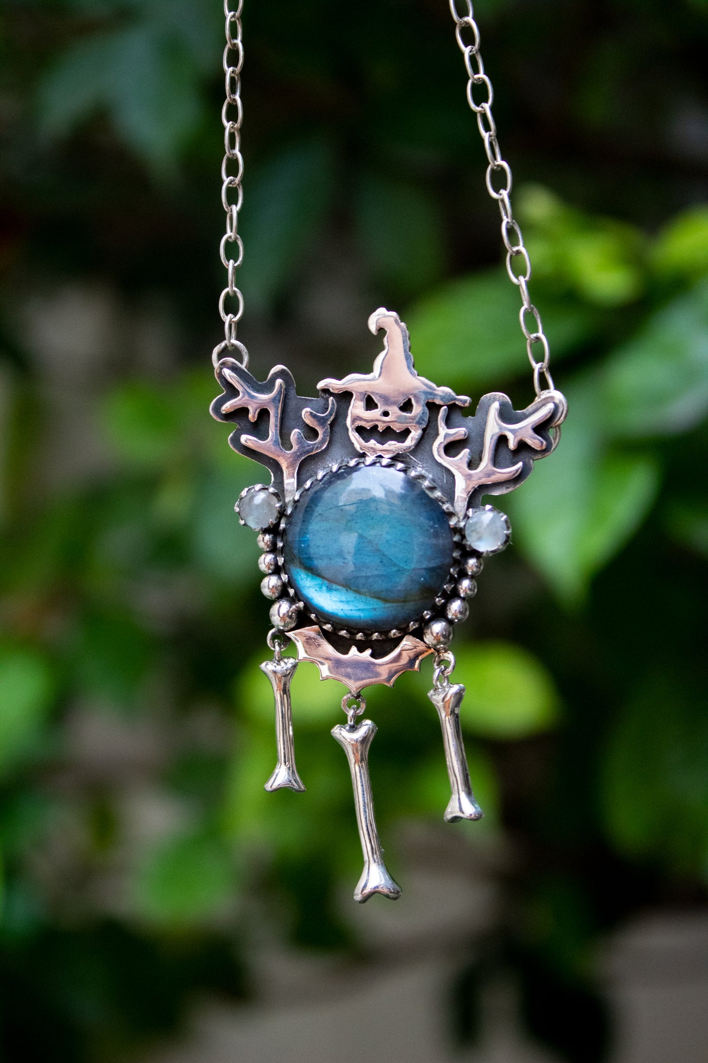 The Pumpkin Sorcerer Necklace, AN-7651
