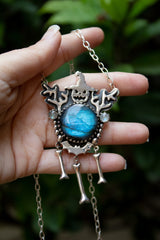 The Pumpkin Sorcerer Necklace, AN-7651