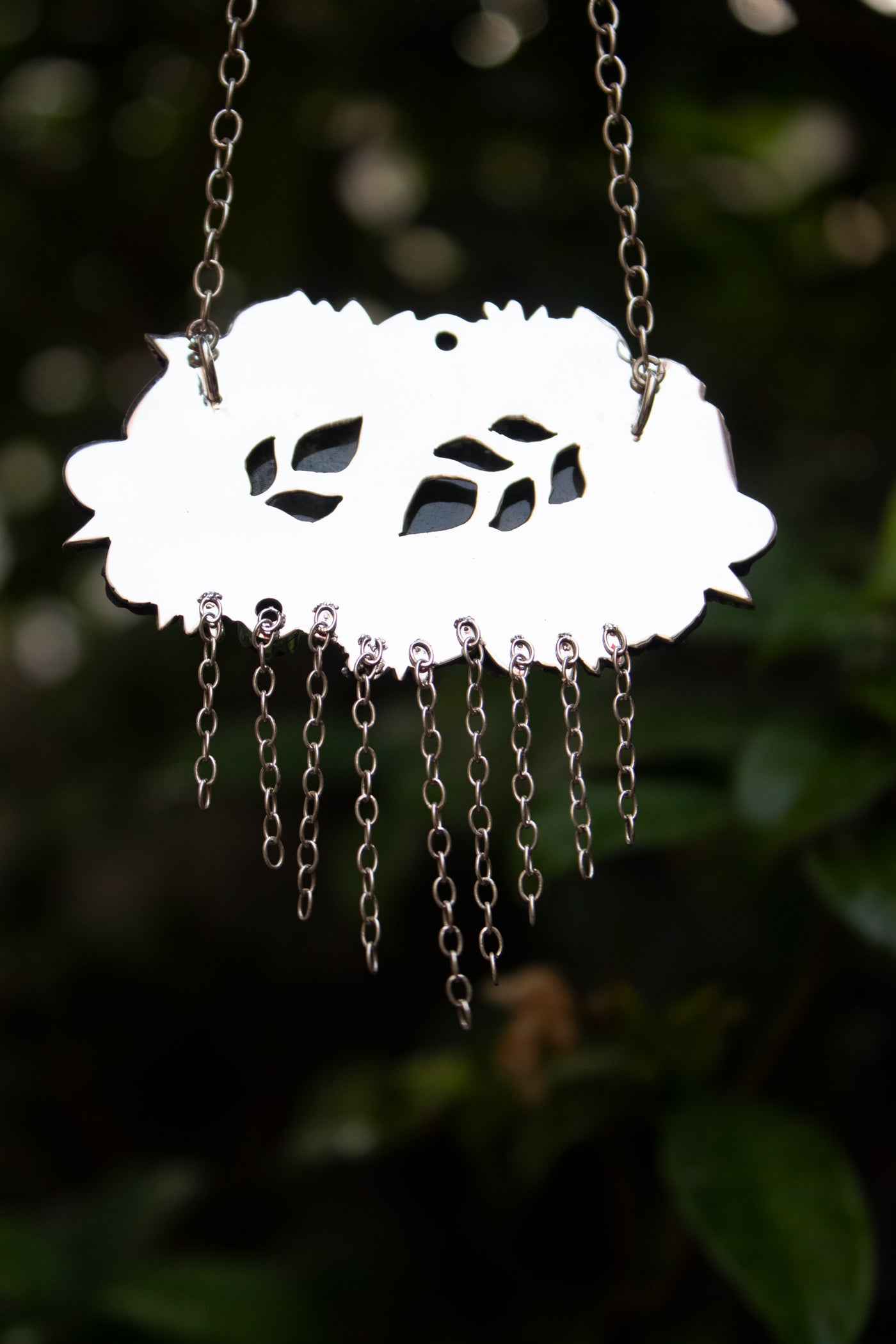 Forest Whispers Necklace Moss Agate, AN-7669