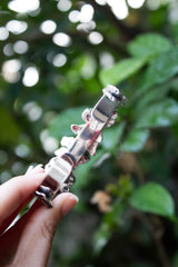 Garden of Flight – Amethyst & Butterfly Botanical Bracelet, AB-7672