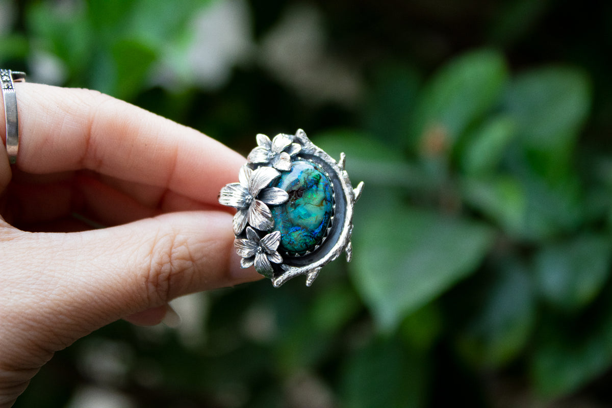 Ethereal Monarch Opal Ring, AR-7209