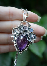 Amethyst Pendant, AP- 7224