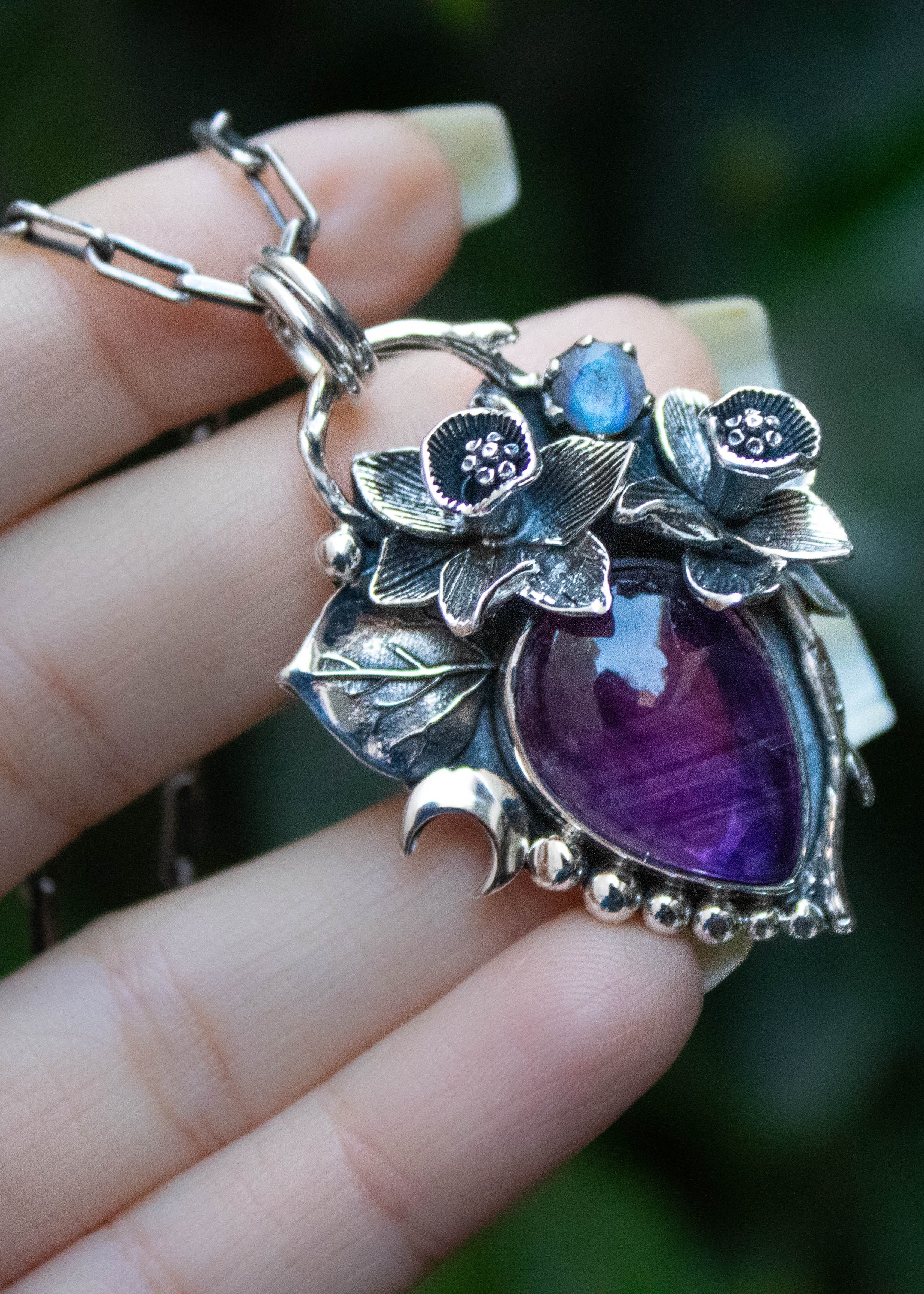 Amethyst Pendant, AP- 7224