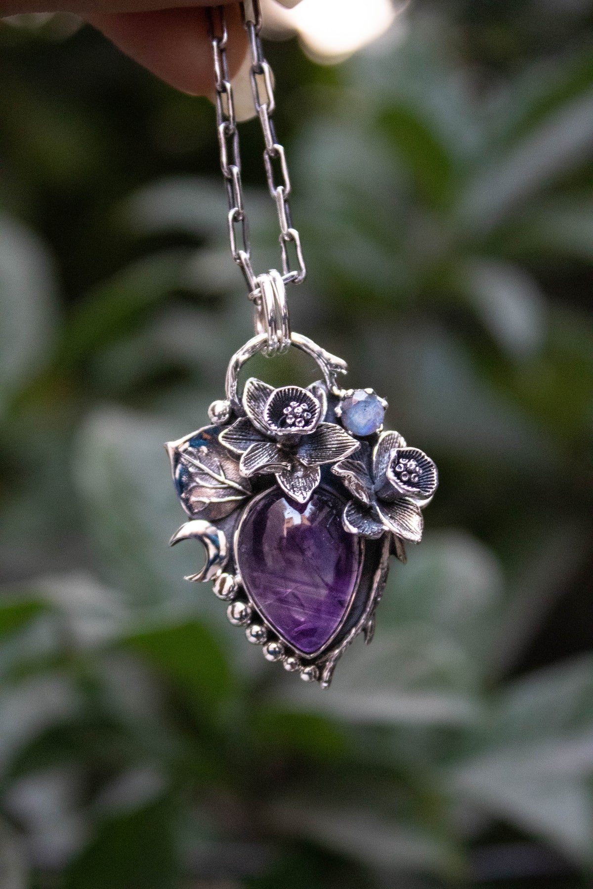 Amethyst Pendant, AP- 7224