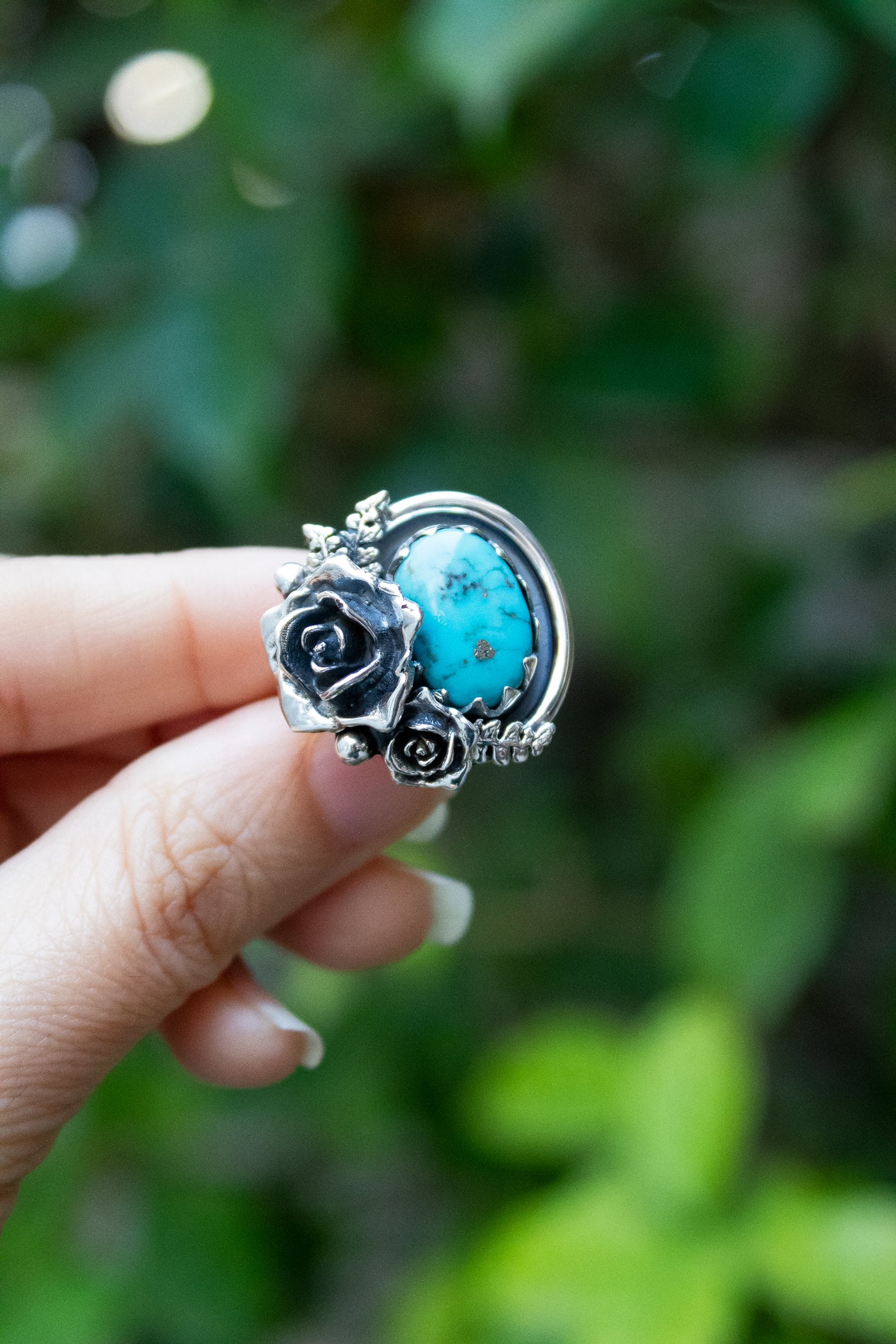 Garden of Blue Skies- Turquoise Ring- AP-7705
