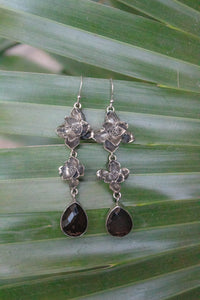 Smokey Quartz Earrings, AE-7225