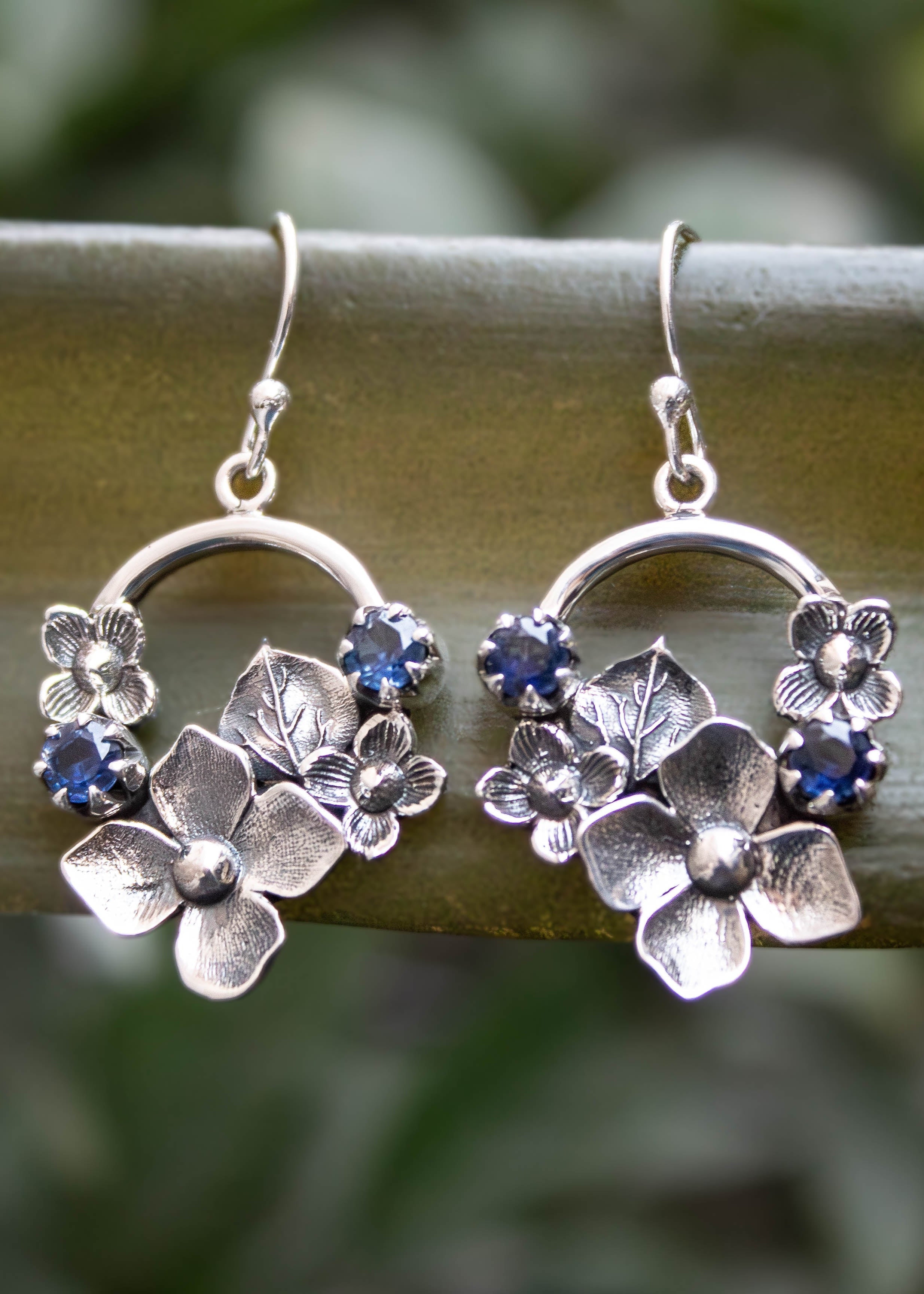 Floral Circle Earrings, AE-7228