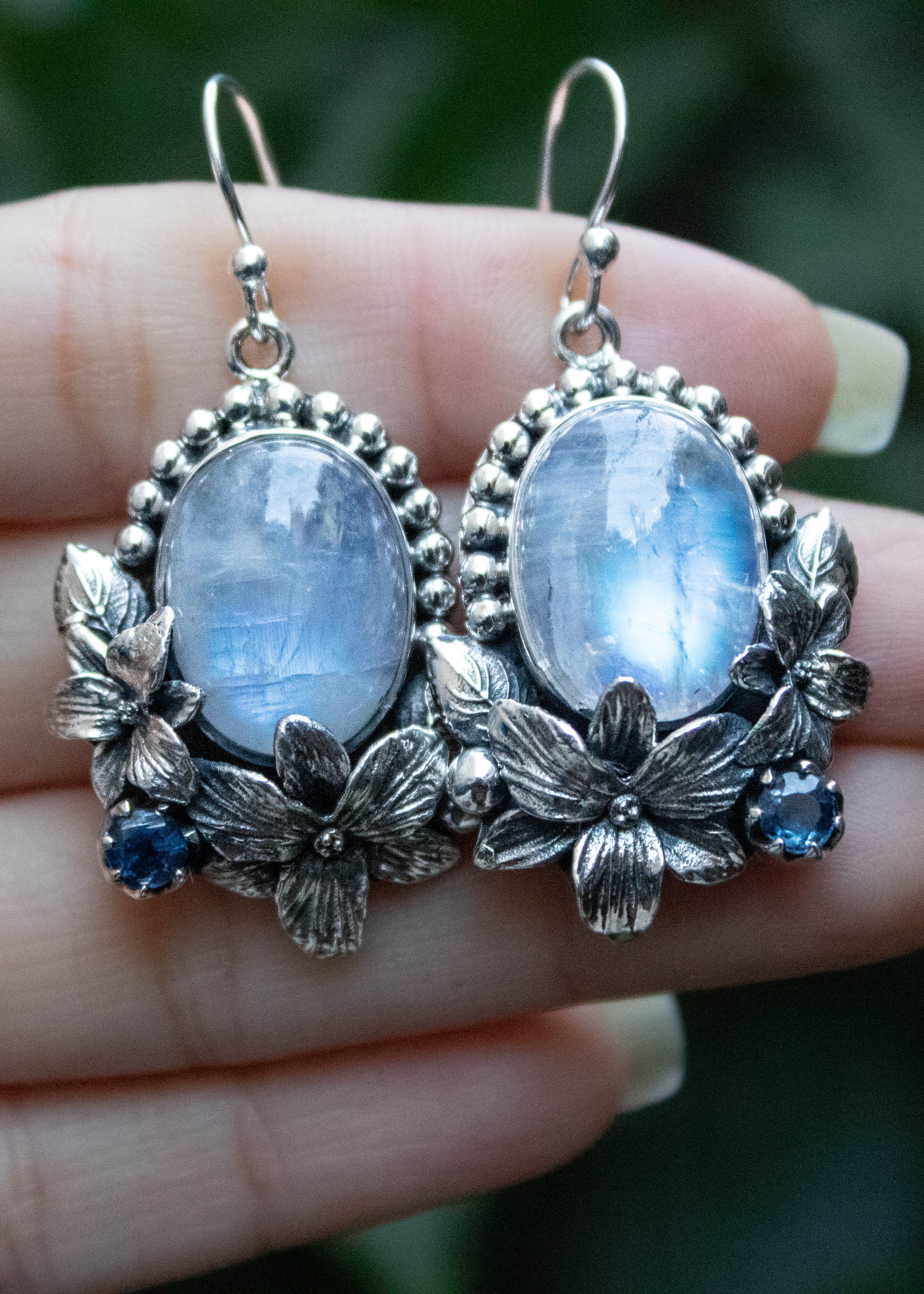 Moonstone Earrings, AE-7226