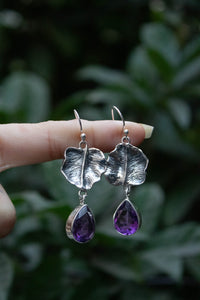 Amethyst Earrings, AE- 7223