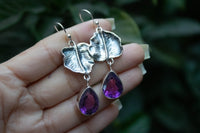 Amethyst Earrings, AE- 7223