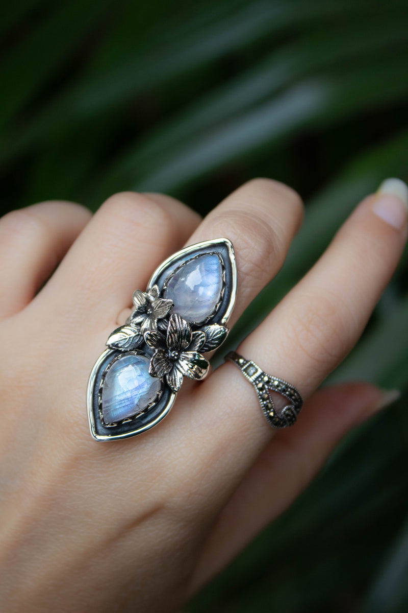 Anillo Piedra Luna, AR- 6691