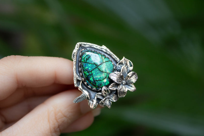 Ethereal Monarch Opal Ring, AR-7231