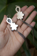 Morning Forest Blossom – Prehnite Drop Earrings, AE-7688