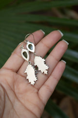 Ancient Forest Oak – Chrysoprase Drop Earrings, AE-7676