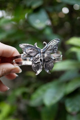 Soul in Flight – Sterling Silver Butterfly Cuff, AR-7700